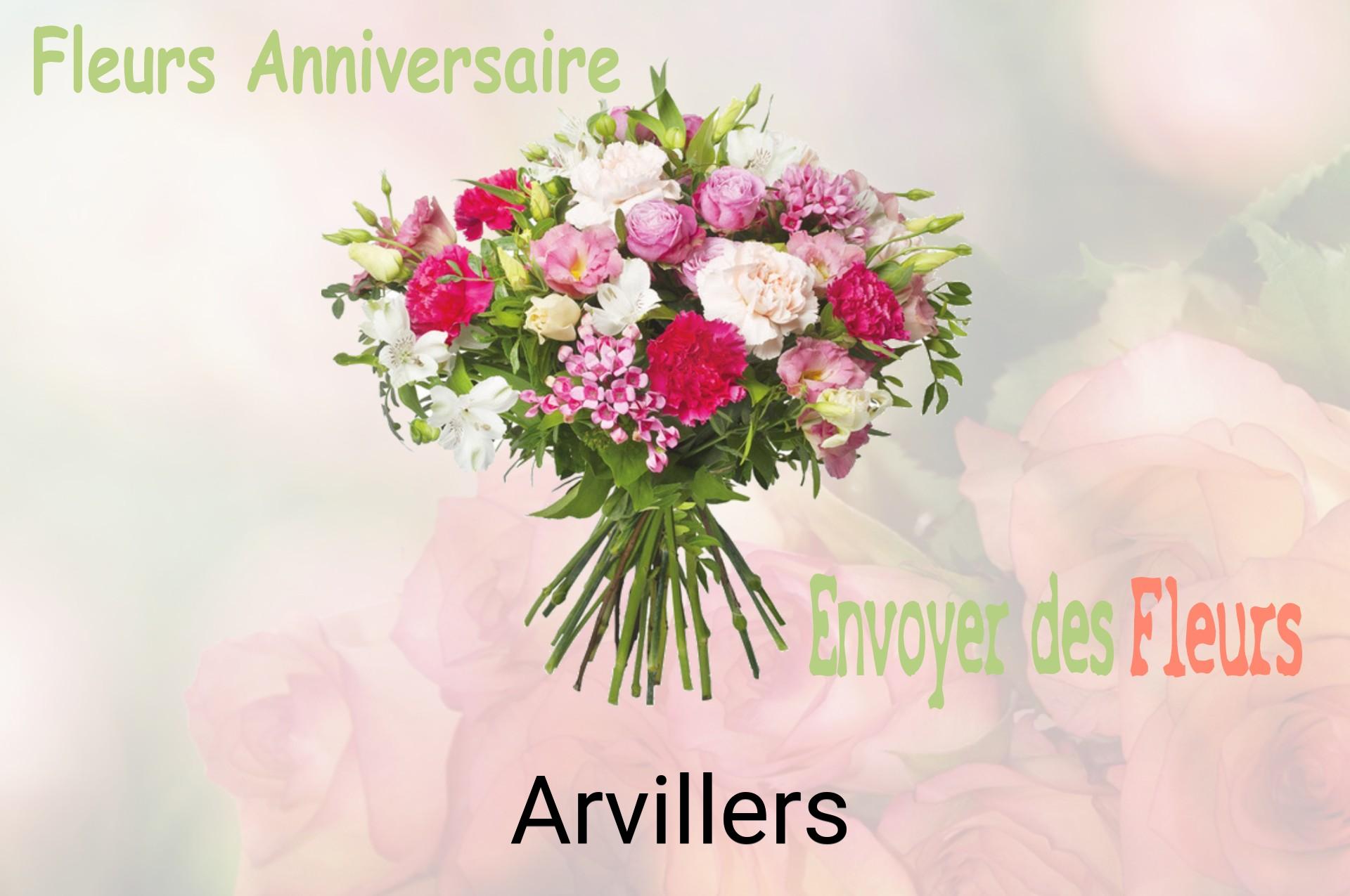 Bouquet de fleurs d’anniversaire livré à Arvillers